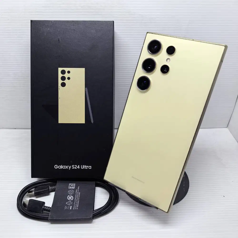 FULLSET MULUS SAMSUNG GALAXY S24 ULTRA 5G  12/256 Titanium Yellow EX S