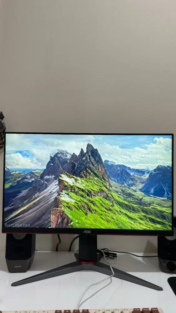 Monitor Gaming AOC 24G2 24 IPS 144Hz 1ms FreeSync Mulus No Dead Pixel