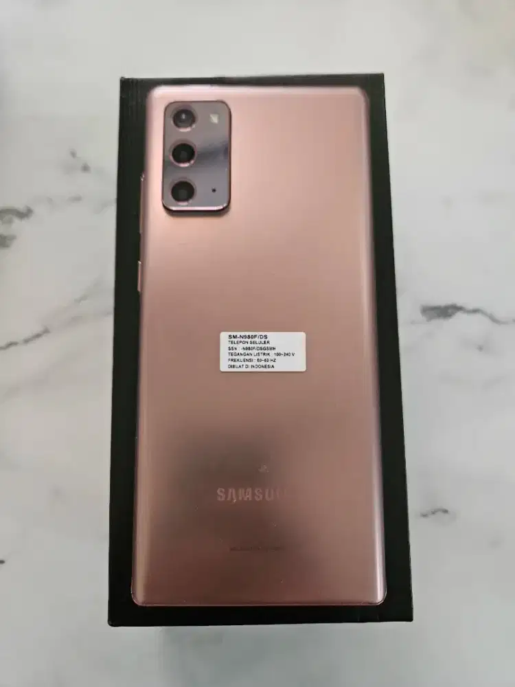 Jual Samsung Note 20 8/256 ex Sein