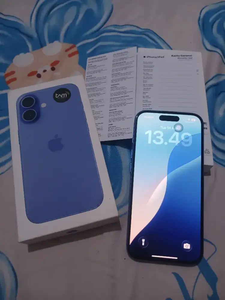 Iphone 16 128GB iBox garansi s/d 25 April 2026