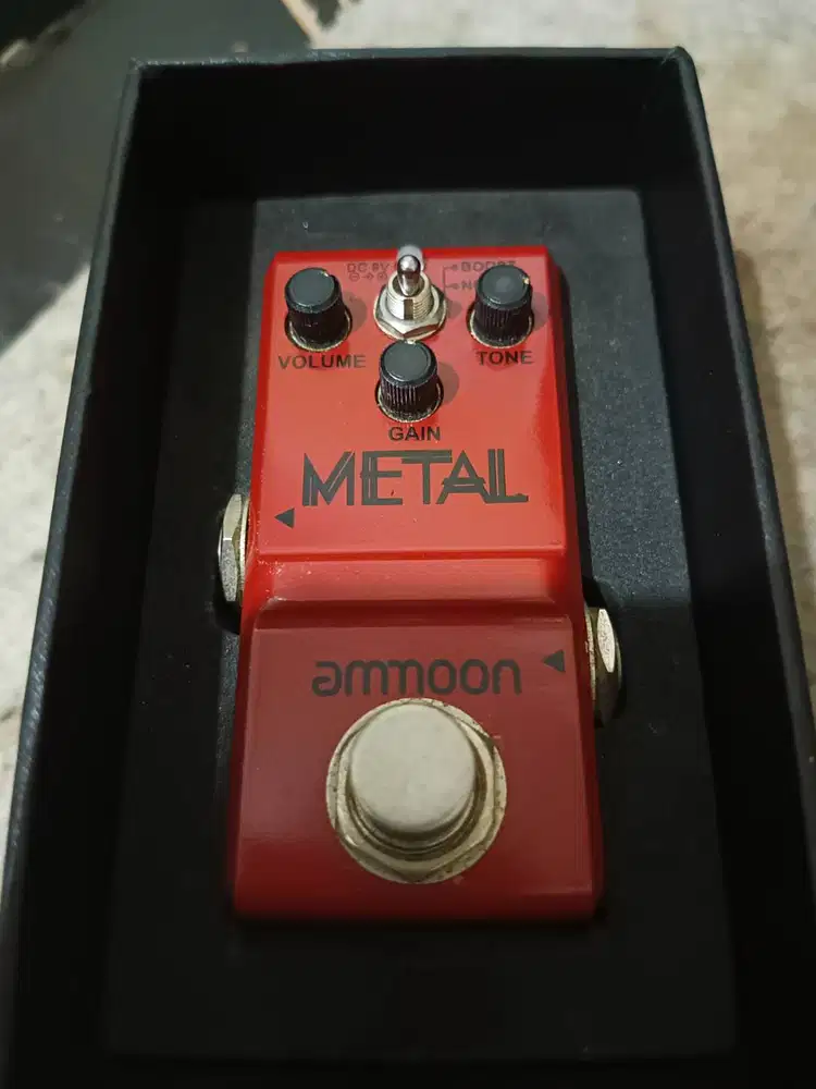 Ammoon Metal Distortion Pedal Mini – High Gain Efek Gitar