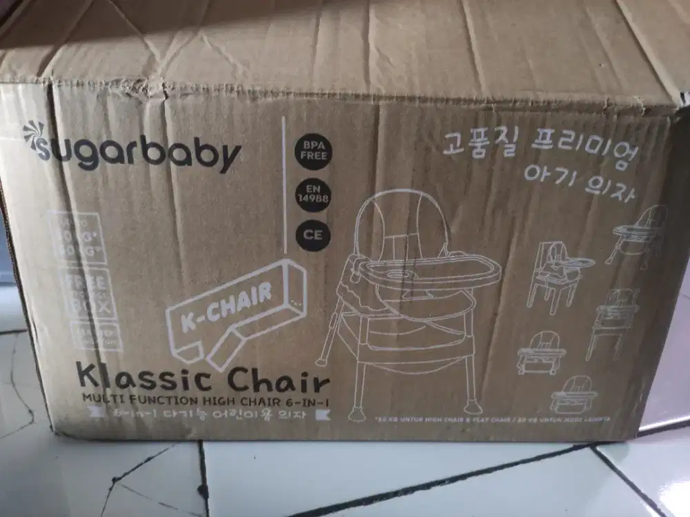 Klassic chair ( kursi makan bayi) sugar baby