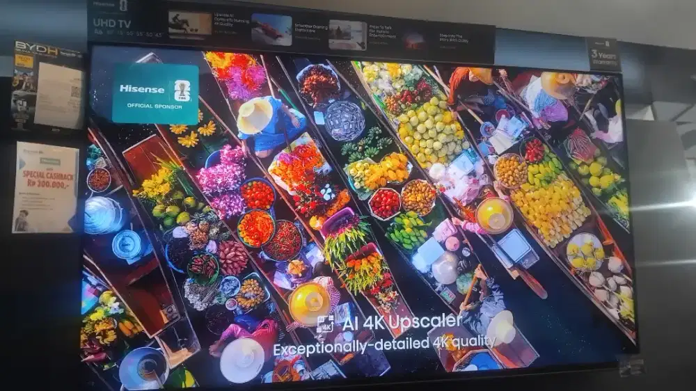 CICILAN TANPA KREDIT TV HISENSE UHD