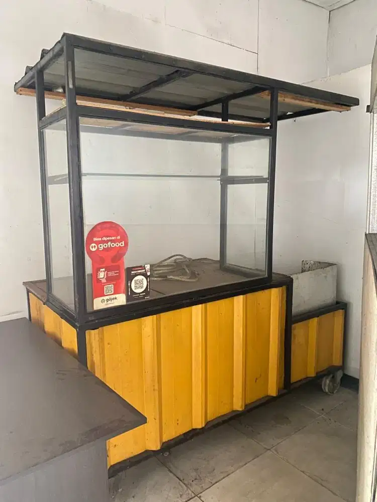 GEROBAK USAHA KUALITAS BAGUS BESI ASLI