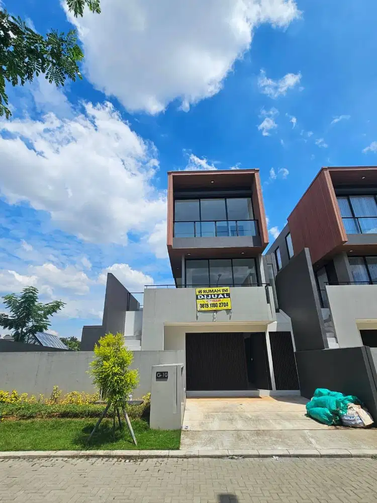 RUMAH 3 LANTAI TIPE HOOK UNFURNISHED UNIT BARU DI SHILA AT SAWANGAN