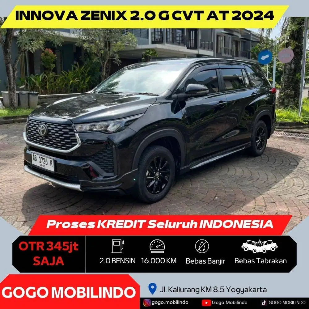 Toyota Innova Zenix G CVT Matic 2024 AB Tgn1 DP Minim Kredit Murah
