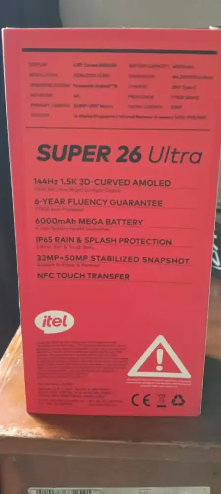 Itel super 26 ultra 8+8/256