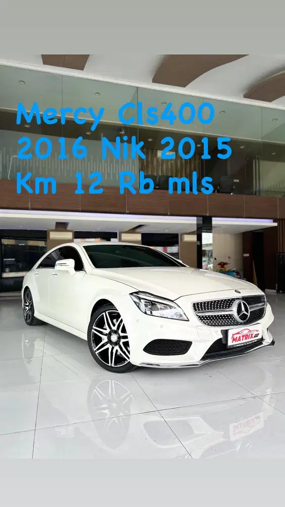 Mercy cls400 white on black 2016 Nik 2015 Siap pakai