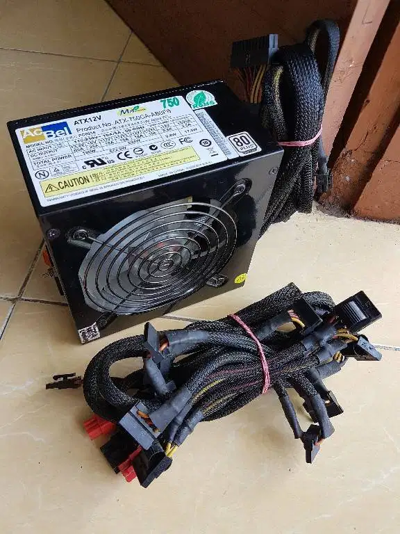 PSU Acbel 750w 80+ Semi Modular 2x8 pin vga