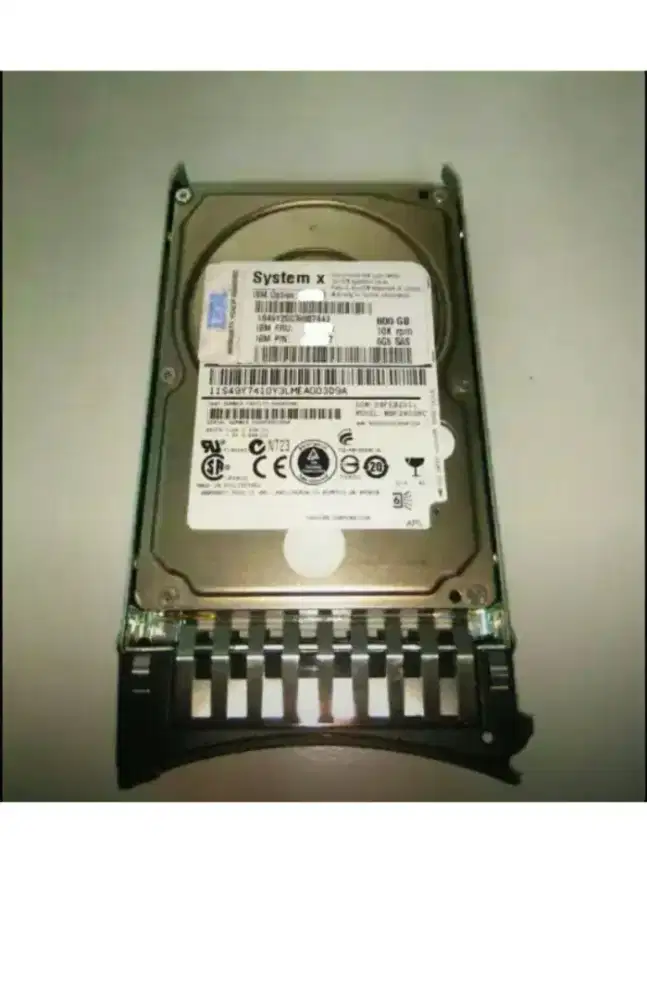 Hard Disk Server 600GB Port SATA 2,5inci With Braket Normal