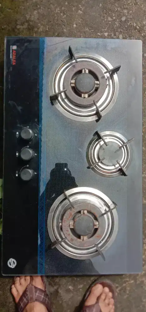 Dijual kompor gas tanam 3 tungku