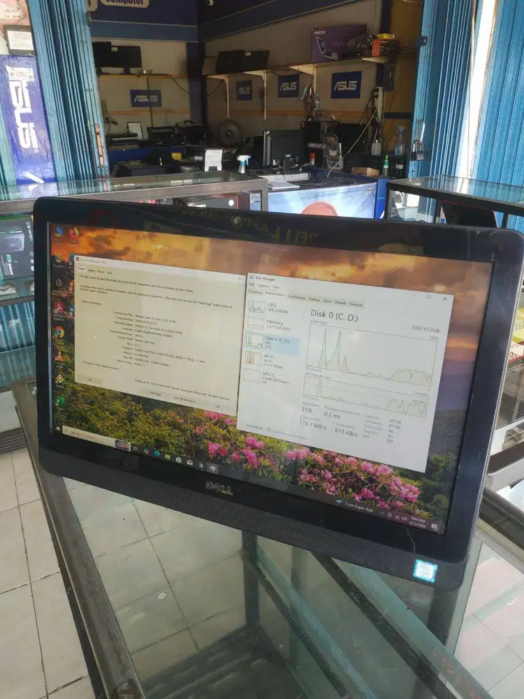 PC rasa Laptop + irit listrik / i3 gen7 / Ram 8gb / SSD 512gb