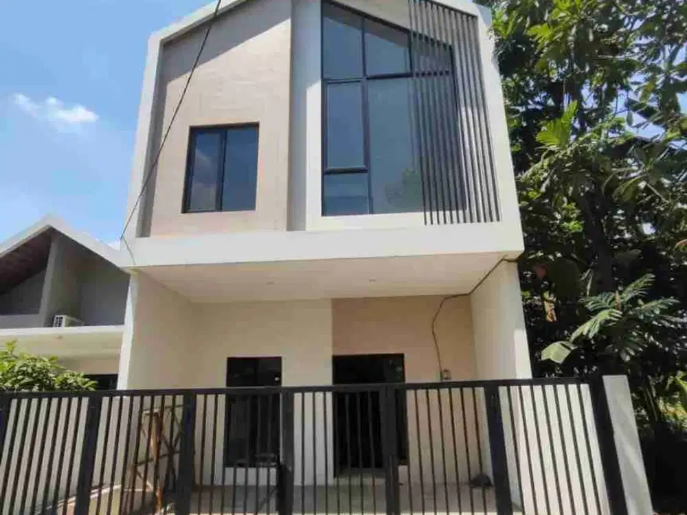 Rumah Baru Model Scandinavian Dalam Komplek di Ciputat Tangsel