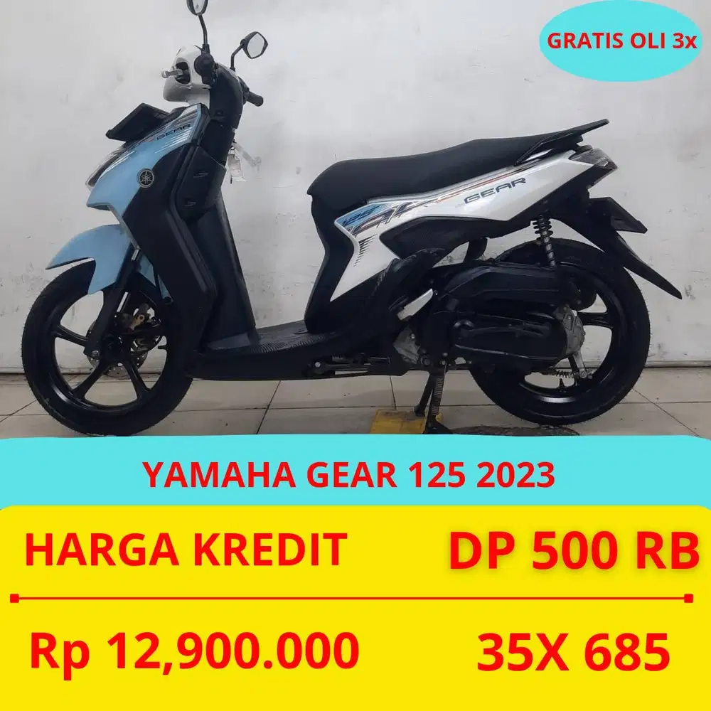 PROMO SUKSES MOTOR YAMAHA GEAR 125 2023 DP MURAH 500 RIBU GUYS