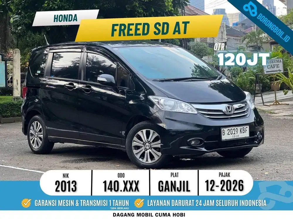 HONDA FREED SD DOUBLE BLOWER AT 2013 HITAM ISTIMEWA