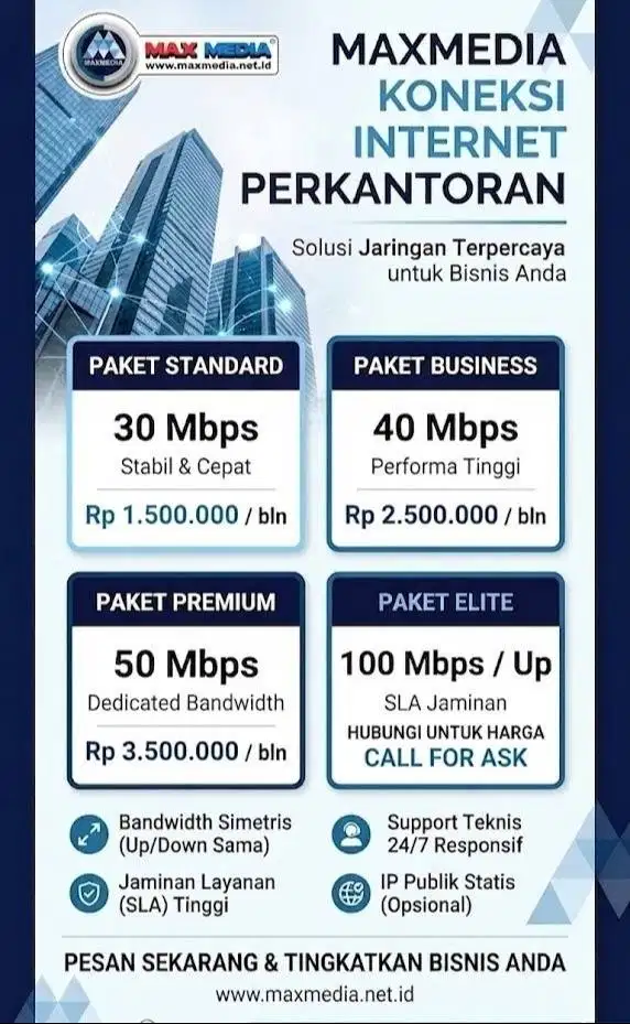 Koneksi Internet Cepat & Stabil