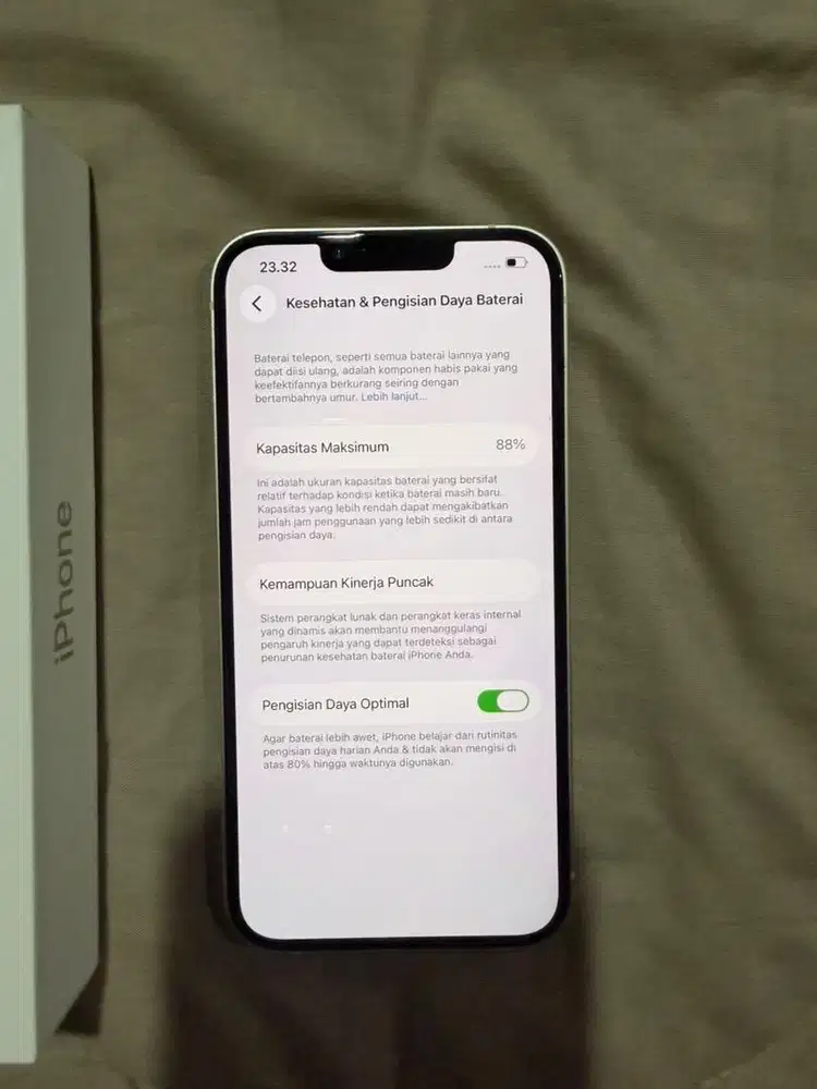 Ip 13 putih 128 gb Ibox