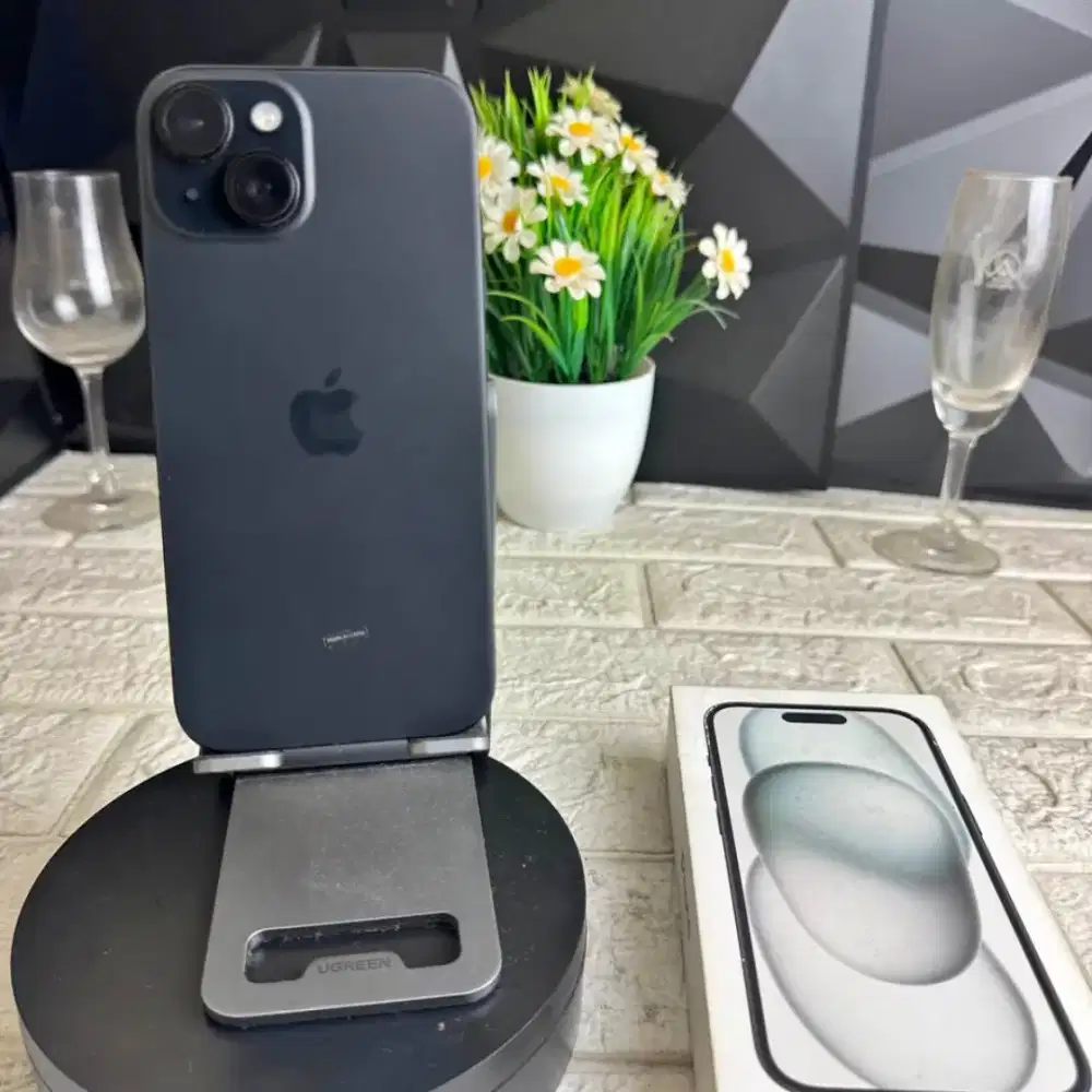 iPhone 15 128GB Garansi Ex iBox Battery Health 87%