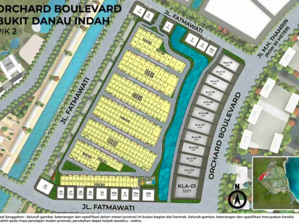 Dijual Kavling di Bukit Danau Indah PIK 2