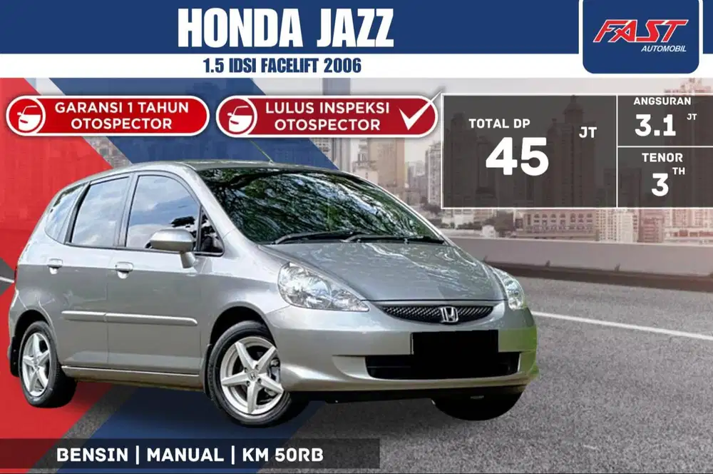 HONDA JAZZ 2006 1.5 IDSI FACELIFT MT 2006 LOW KM.50RB SUPER ANTIK