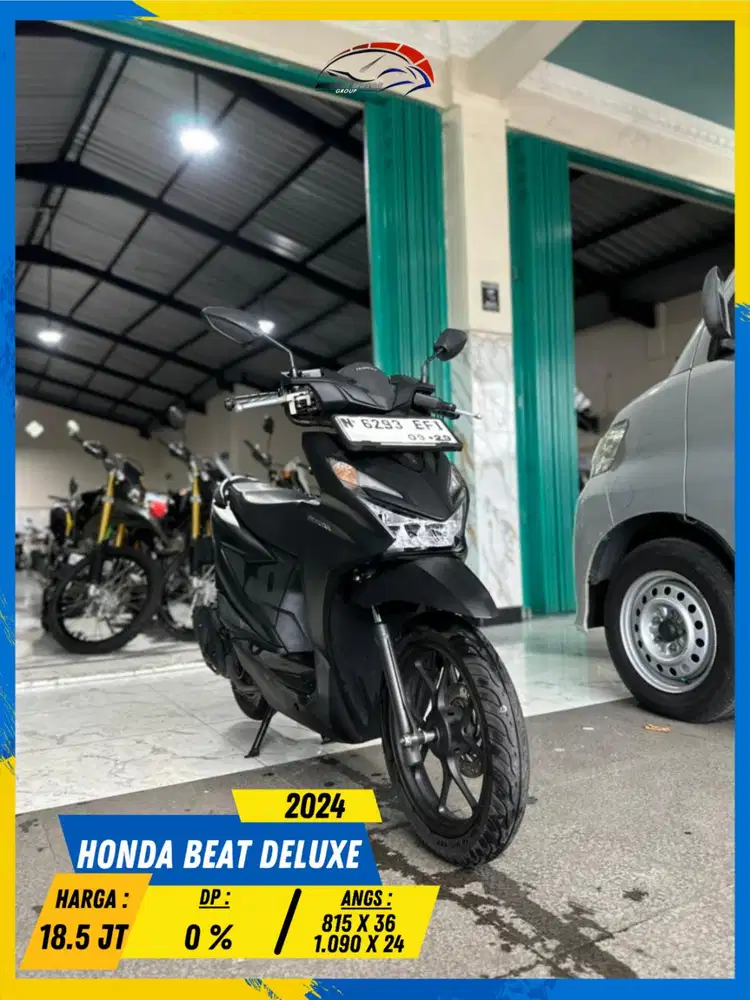 HONDA BEAT DELUXE 2024 KEYLESS ISTIMEWA LURR HIKMAH MOTOR KEPUH MALANG