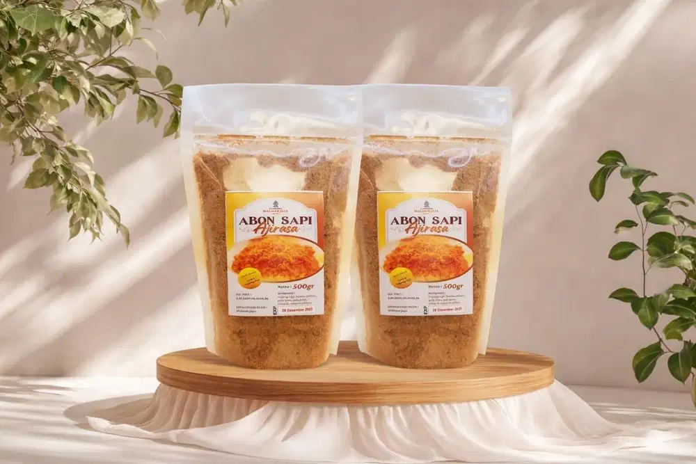 Abon sapi lembut nikmat 1 kilogram