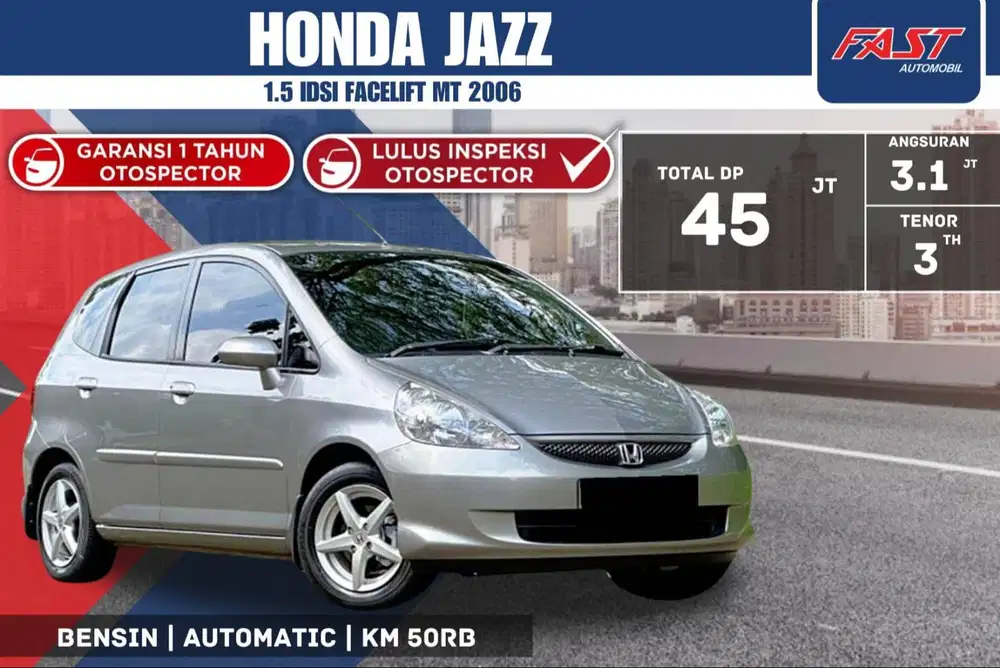 HONDA JAZZ 2006 1.5 IDSI FACELIFT MT 2006 LOW KM.50RB
