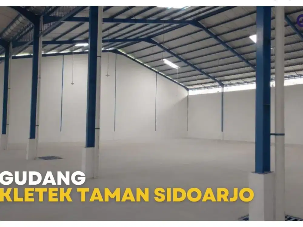 Sewa Gudang Taman Sidoarjo – Loading Dock & Area Kontainer Luas