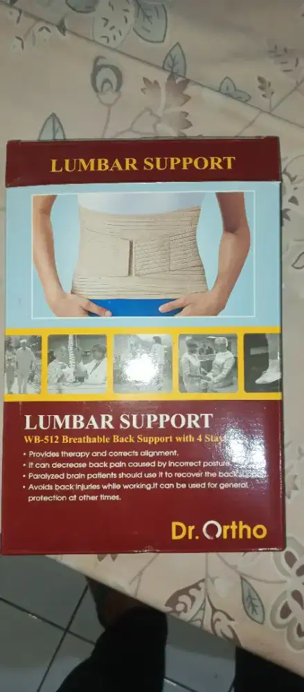 LUMBAL SUPPORT . Dr. Ortho  (KORSET Pinggang)