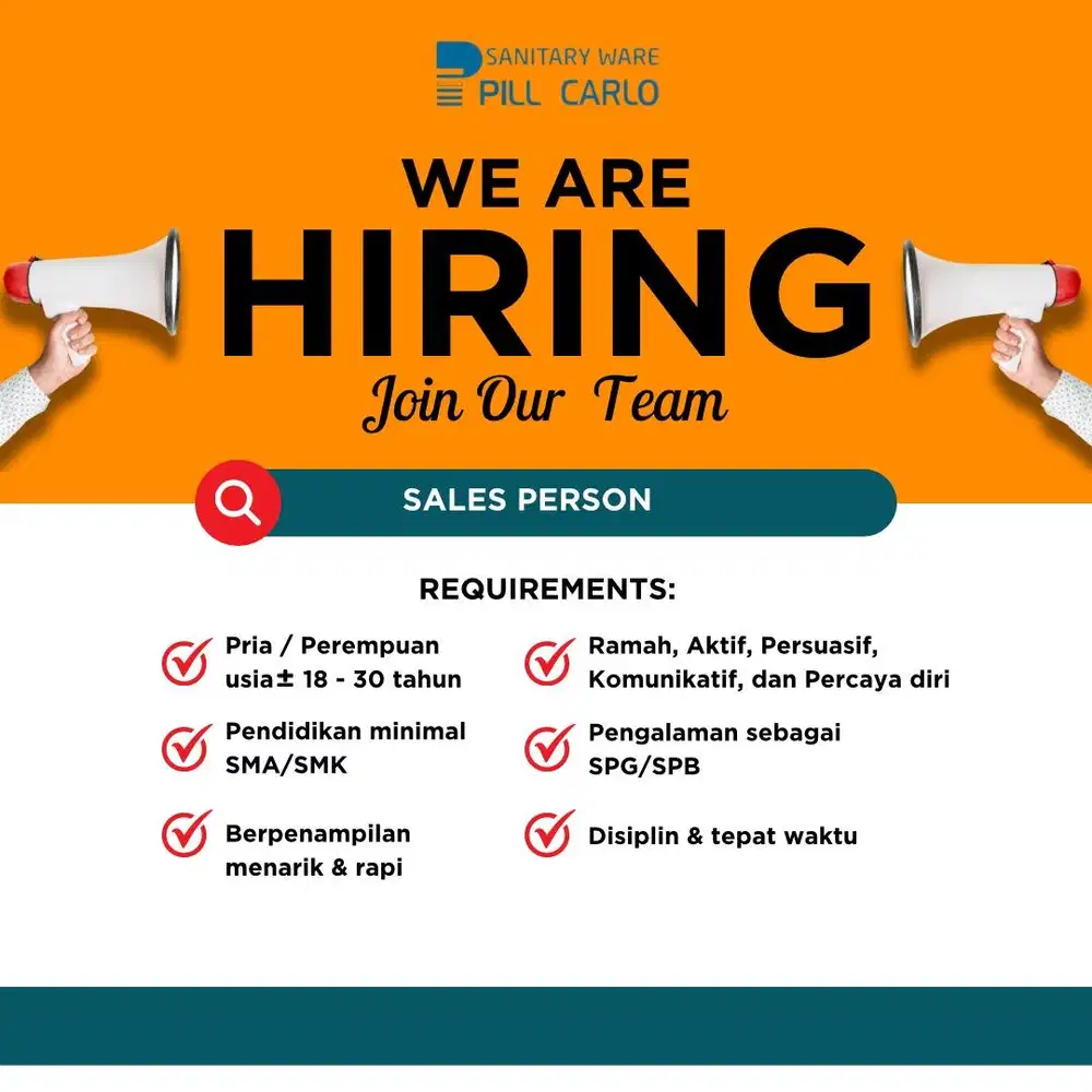 Lowongan SPG SPB CIKARANG UTARA