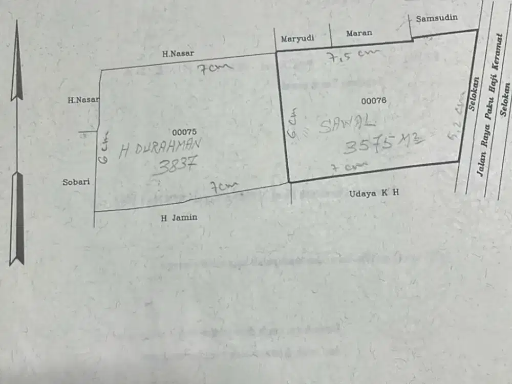 Di jual tanah jalan raya pakuhaji depan pom bensin, Tangerang