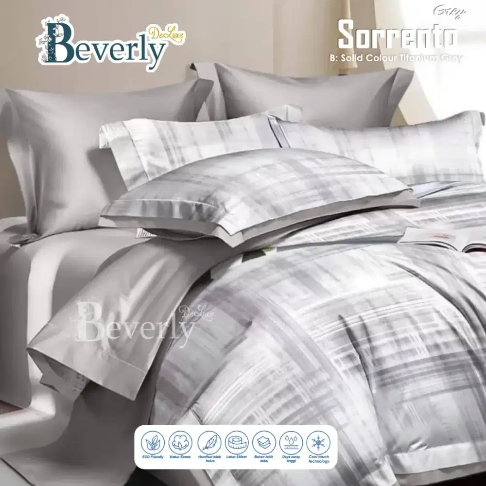 Sprei katun dingin premium motif abstrak