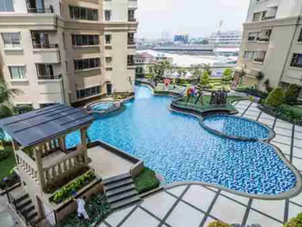 APARTEMEN MEDITERANIA ANCOL NYAMAN DENGAN VIEW KOLAM RENANG YANG INDAH