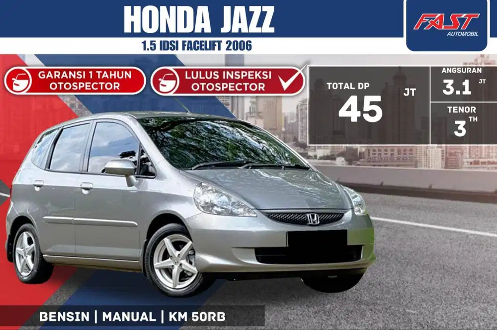 HONDA JAZZ 2006 1.5 IDSI FACELIFT MT 2006 LOW KM.50RB SUPER ANTIK