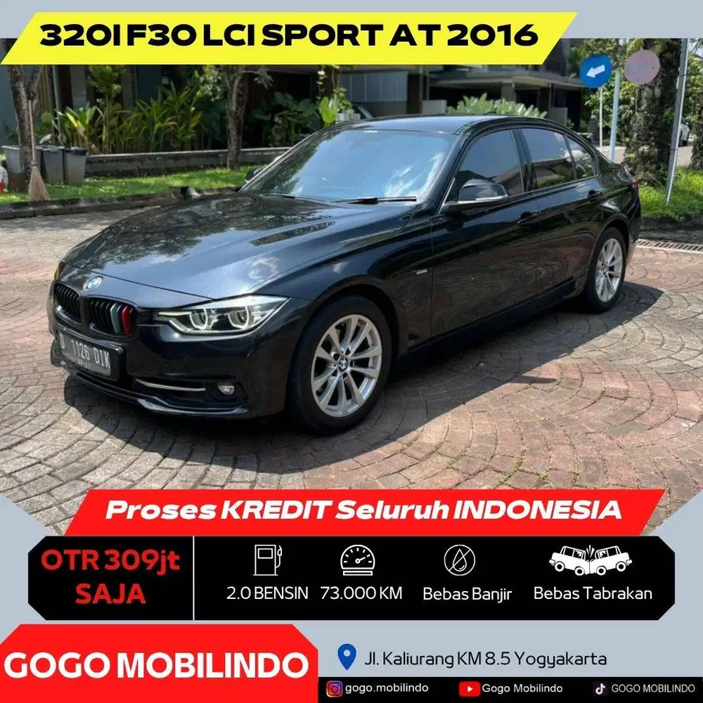 BMW 320i F30 LCI Sport Matic 2016 ISTIMEWA FACELIFT DP Minim Civic