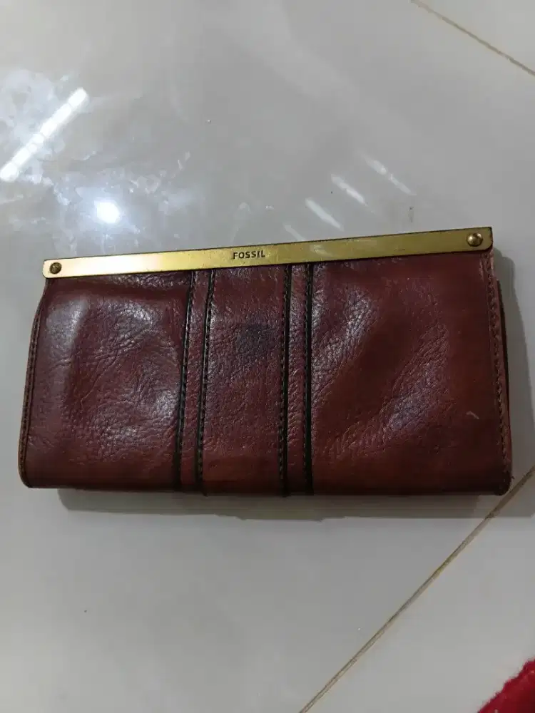 Jual dompet wanita merk fossil original