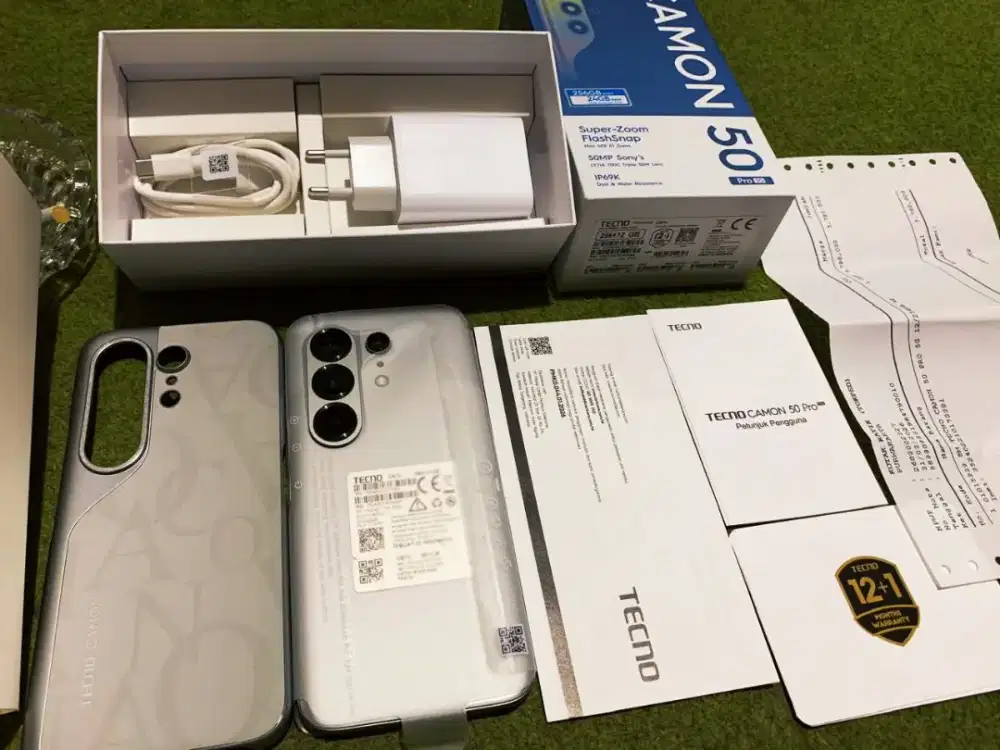 TECNO CAMON 50 PRO 5G 12/256 Baru 1Minggu