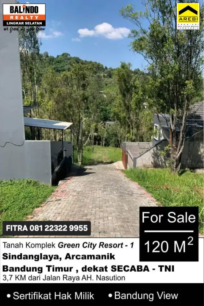 Kavling green resort I sindanglaya