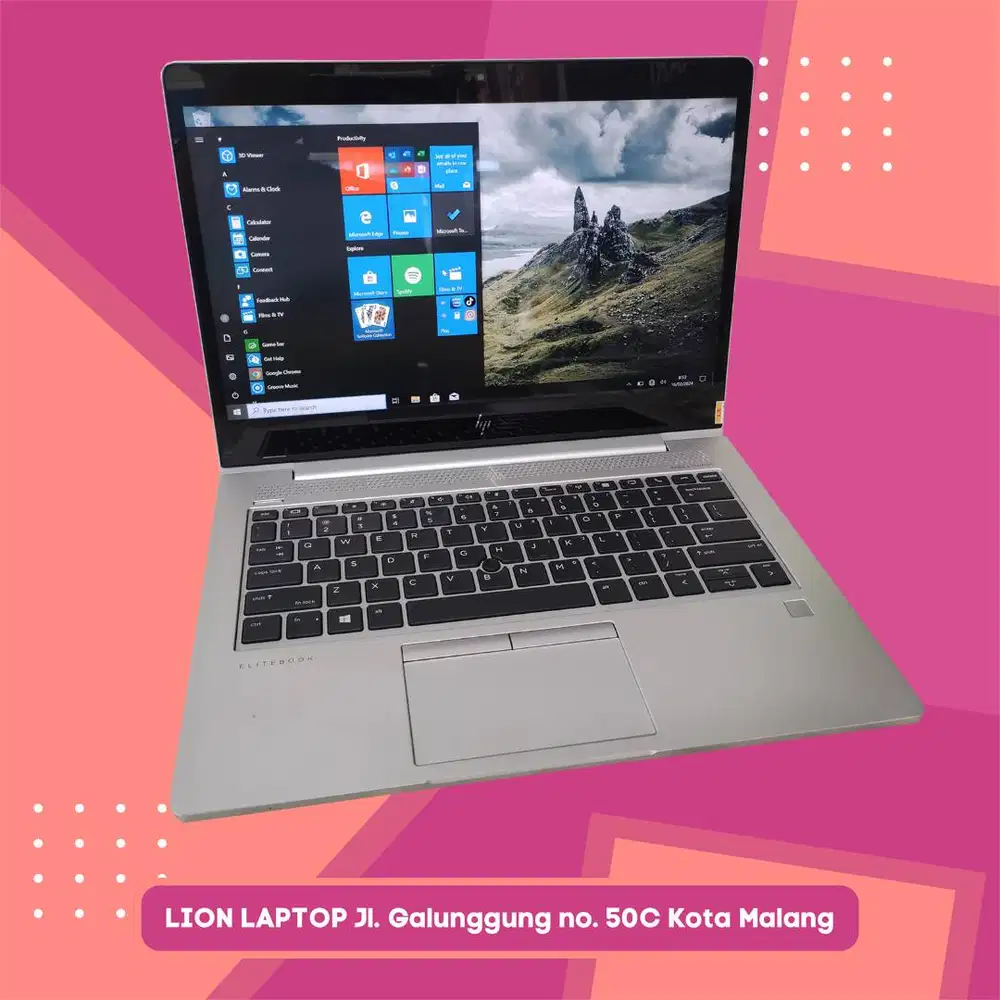 Core i7 gen 8 RAM 8GB Touchscreen Slim HP Elitebook 830 G6 [14|04]