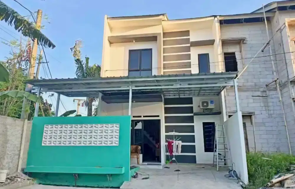 Pasang kanopi baja ringan