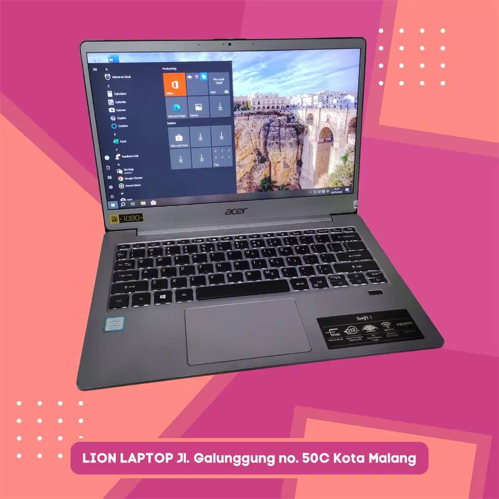 Super Slim Core i5 Gen 8 8/25 Acer Swift 3 SF313-51 [14|04]