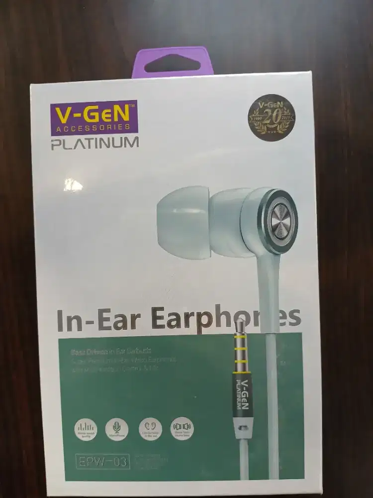 Earphone V-GeN EPW-03 Premium Wired Handsfree Clear Sound Extra Bass