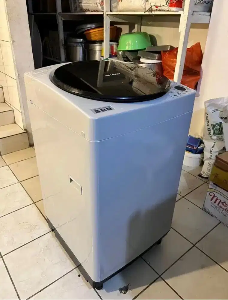 Mesin Cuci Sharp Top Loading (bekas no box seperti baru)