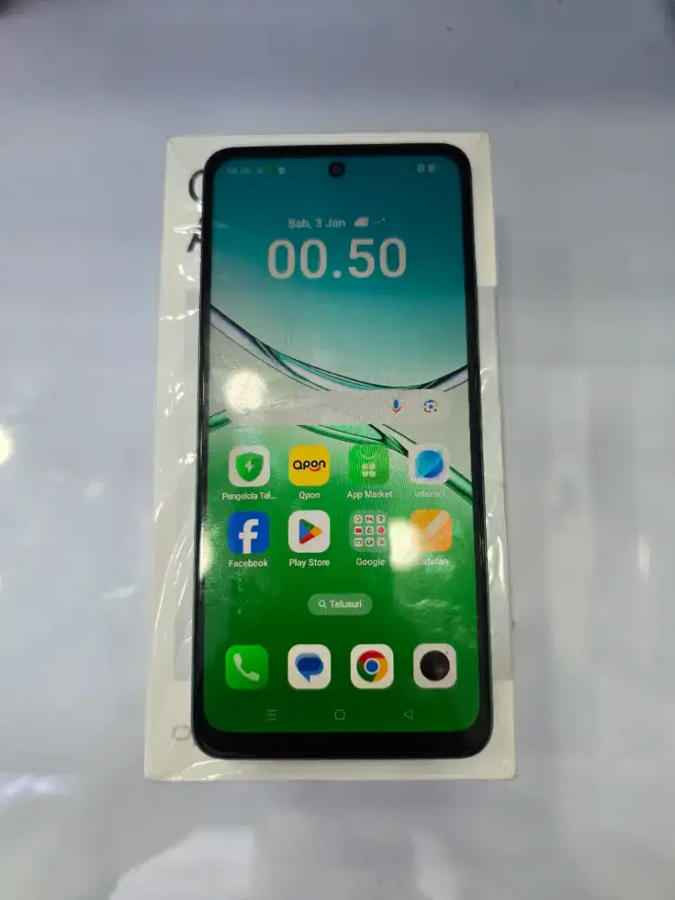 Oppo A5 ram 8+8/128Gb Aurora Green Garansi resmi Oppo 5 bln -MasterCom