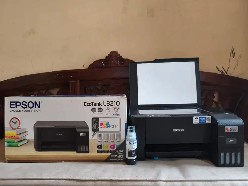 Print EPSON Ecotank L3210 BELUM DIPAKAI LAMA