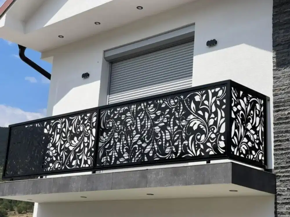 Pagar Balkon Cutting Laser Mewah