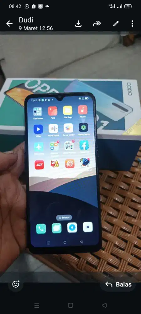 oppo a91 mulus,,fullset