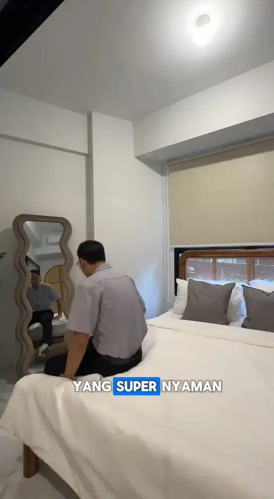 di sewakan  bulanan apartemen 1 bedroom