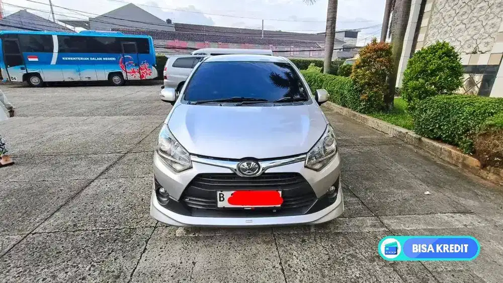 Dijual:Toyota Agya 1.2 G TRB Sportivo AT 2019 silver mesin bodi mulus