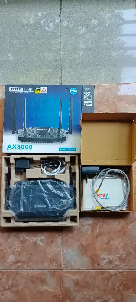 Wifi Totolink AX3000 X6000R & Modem Bolt